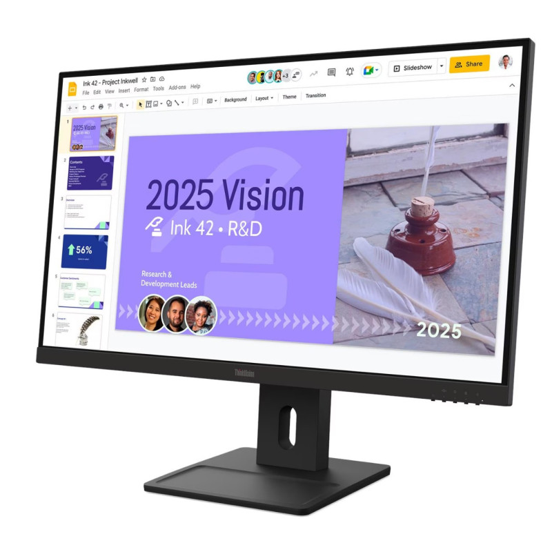 Lenovo ThinkVision/E27Q-40/27"/IPS/QHD/100Hz/6ms/Čierna/3R