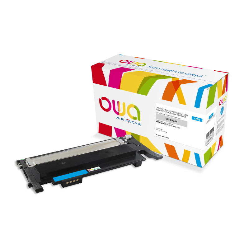 OWA Armor toner kompatibilný s Samsung CLTC404S, 1000st, modrá/cyan