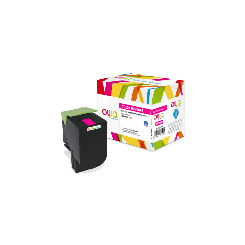 OWA Armor toner kompatibilný s Lexmark 70C2XME, 4000st, červená/magenta