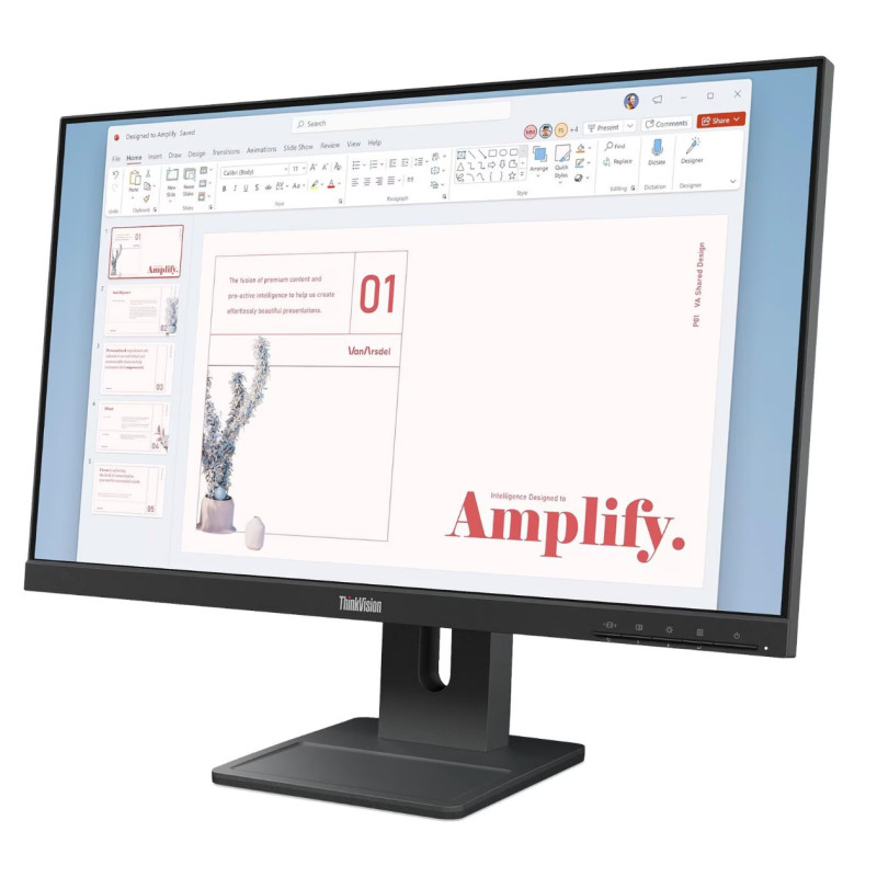 Lenovo ThinkVision/E24-40/23,8"/IPS/FHD/100Hz/6ms/Čierna/3R