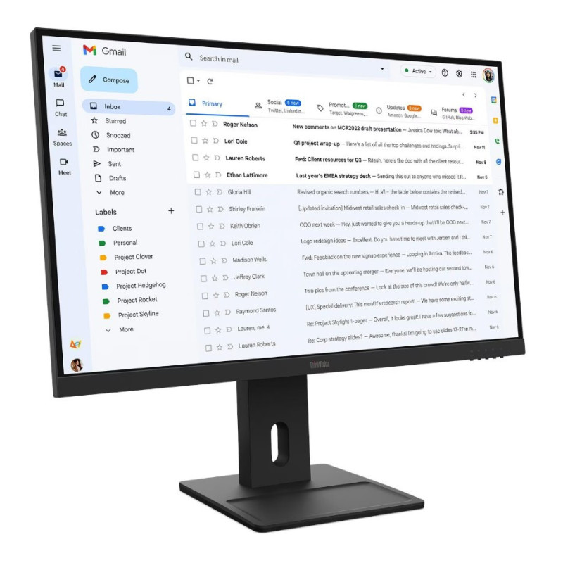 Lenovo ThinkVision/E27-40/27"/IPS/FHD/100Hz/6ms/Čierna/3R