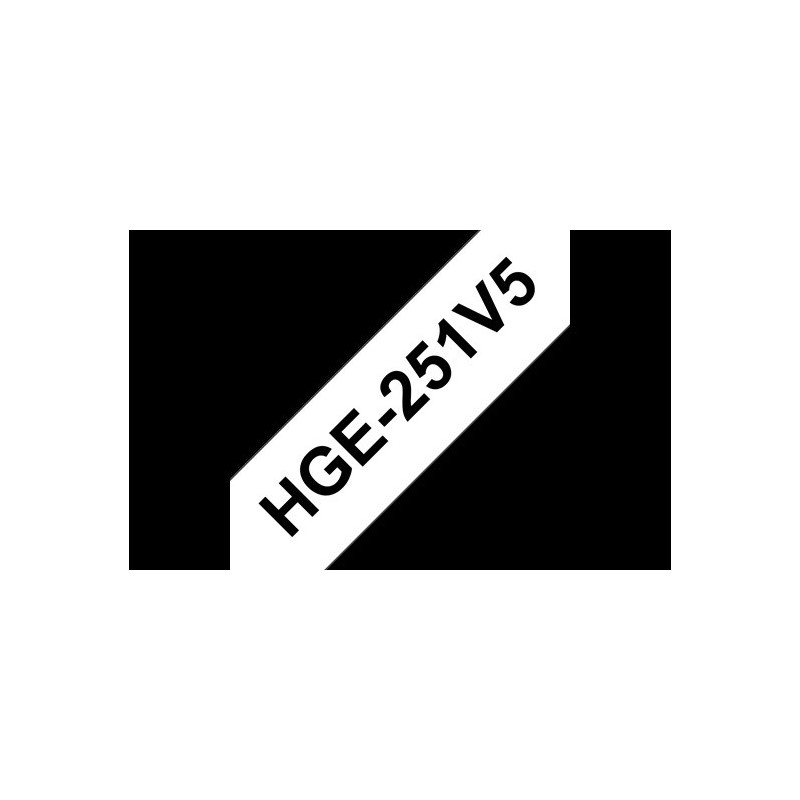 HGE-251, biela / čierna, 24 mm