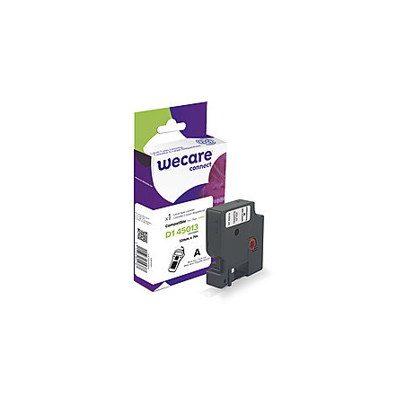 WECARE ARMOR páska kompatibilná s DYMO S0720530, White/Transparent, 12mm*7m