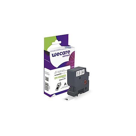WECARE ARMOR páska kompatibilná s DYMO S0720830, Black/White, 19mm*7m