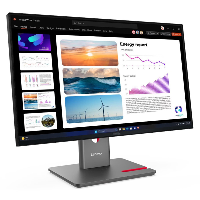 Lenovo ThinkVision/P24Q-40/23,8"/IPS/QHD/120Hz/6ms/Čierna/3R