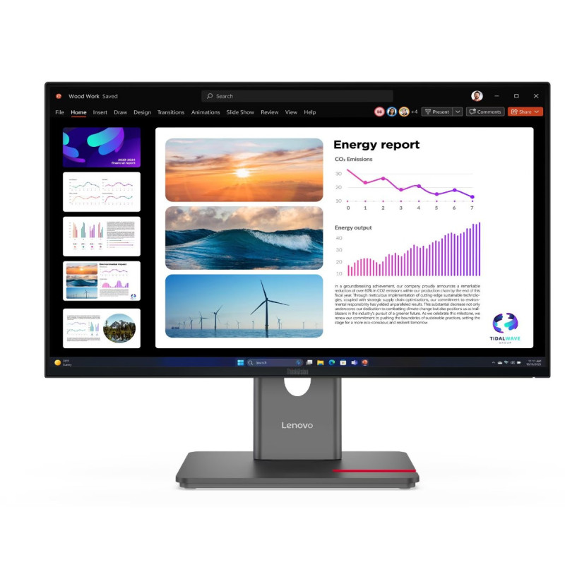 Lenovo ThinkVision/P24Q-40/23,8"/IPS/QHD/120Hz/6ms/Čierna/3R
