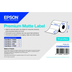 Premium Matte Label -102mm x 152mm, 225 labels