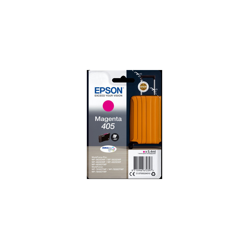 Epson Singlepack Magenta 405 DURABrite Ultra Ink