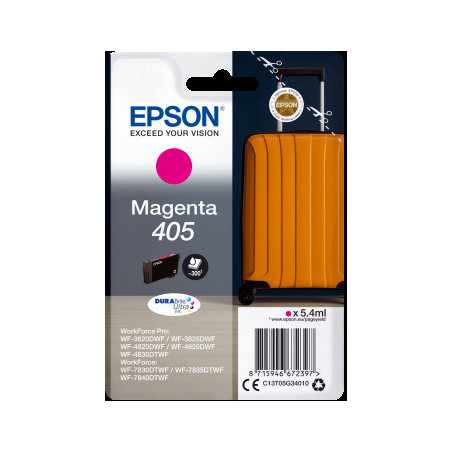 Epson Singlepack Magenta 405 DURABrite Ultra Ink