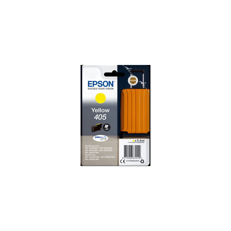 Epson Singlepack Yellow 405 DURABrite Ultra Ink
