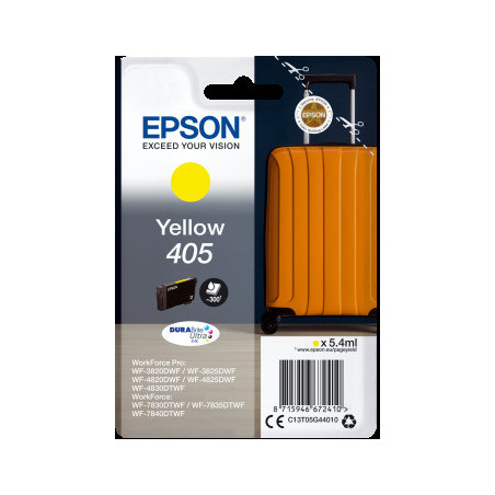 Epson Singlepack Yellow 405 DURABrite Ultra Ink