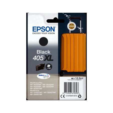 Epson Singlepack Black 405XL DURABrite Ultra Ink