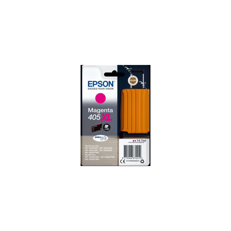 Epson Singlepack Magenta 405XL DURABrite Ultra Ink