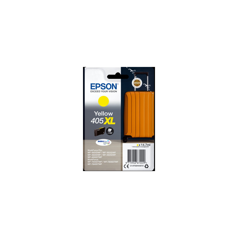 Epson Singlepack Yellow 405XL DURABrite Ultra Ink