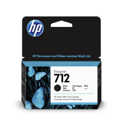 HP 712 Atramentová náplň čierna (38ml); 3ED70A