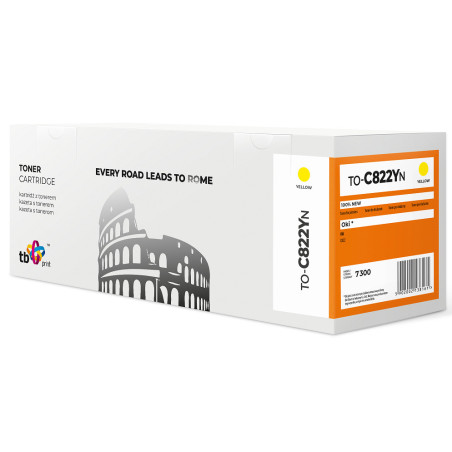 Toner TB kompatibilný s OKI C822 TO-C822YN YE