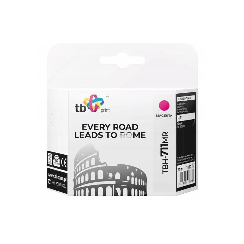 Ink. kazeta TB kompat. s HP TBH-711MR MA