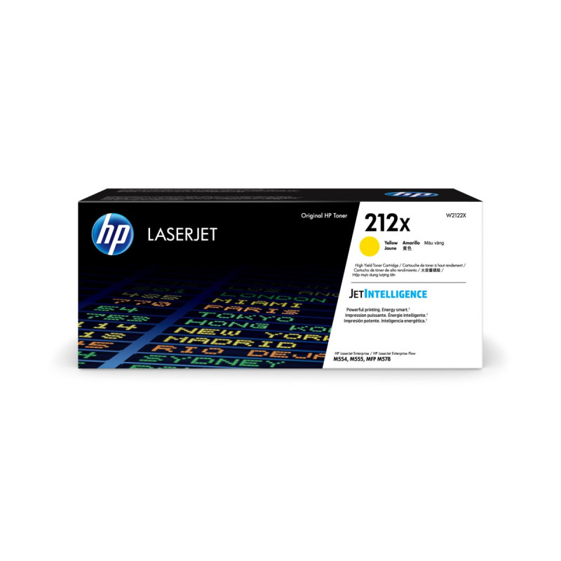 HP 212X LaserJet žltá tonerová kazeta, W2122X
