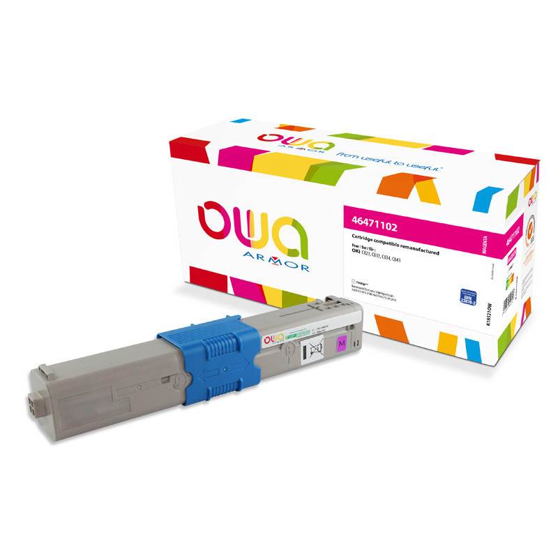OWA Armor toner kompatibilný s OKI 46471102, 7000st, červená/magenta