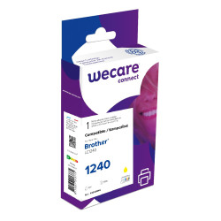 WECARE ARMOR ink kompatibilný s BROTHER LC-1240Y, žltá/yellow