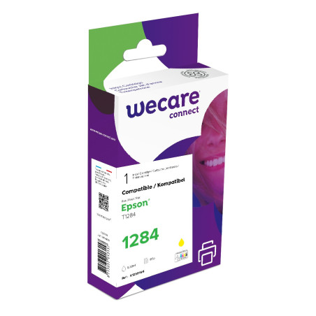WECARE ARMOR ink kompatibilný s EPSON C13T12844012,žltá/yellow