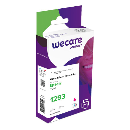 WECARE ARMOR ink kompatibilný s EPSON C13T12934012, červená/magenta