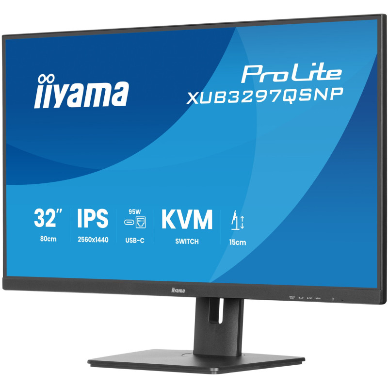 iiyama ProLite/XUB3297QSNP-B1/32"/IPS/QHD/100Hz/1ms/Čierna/5R
