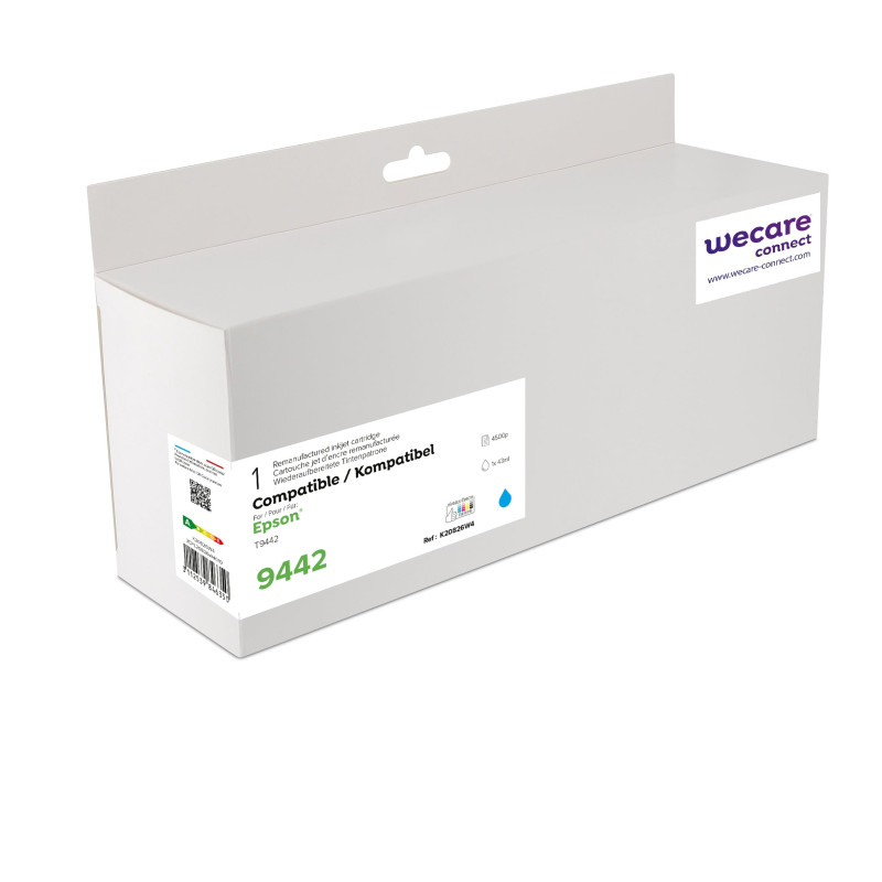 WECARE ARMOR ink kompatibilný s EPSON C13T944240, modrá/cyan