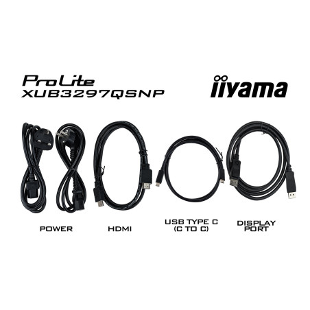 iiyama ProLite/XUB3297QSNP-B1/32"/IPS/QHD/100Hz/1ms/Čierna/5R
