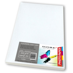 Fotopapier lesk. obojstran. kompatibilný s A3; 200g/m2; kompatibilný s laser t.;100ks