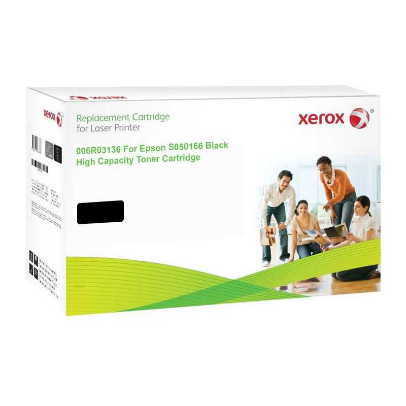 XEROX toner kompat. s Epson S050166, 6 000 str., bk