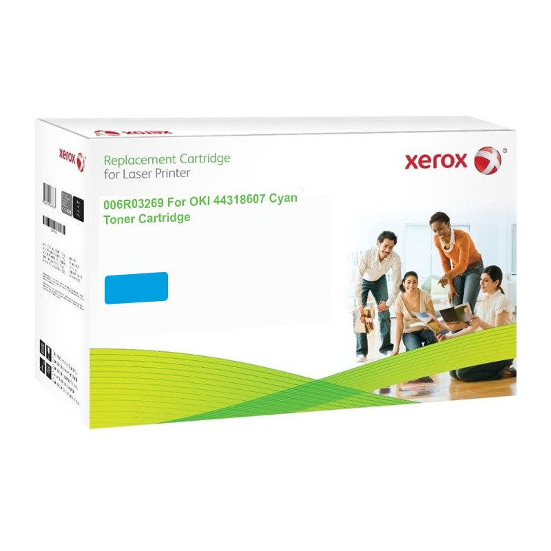 XEROX toner kompat. s OKI 44318607, 11 500 str, cy