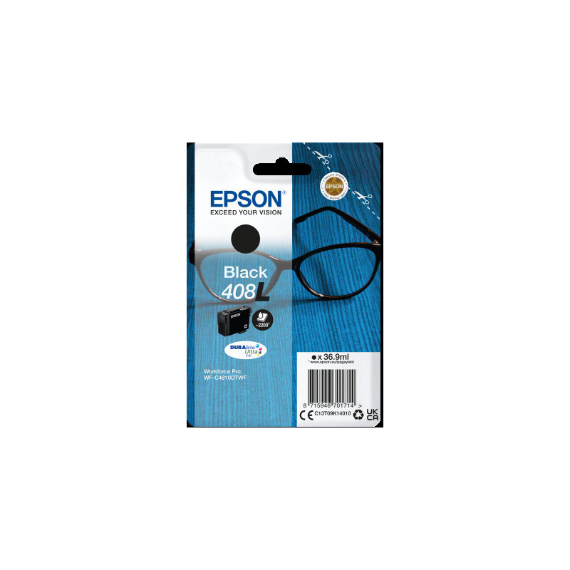 EPSON Singlepack Black 408L DURABrite Ultra Ink