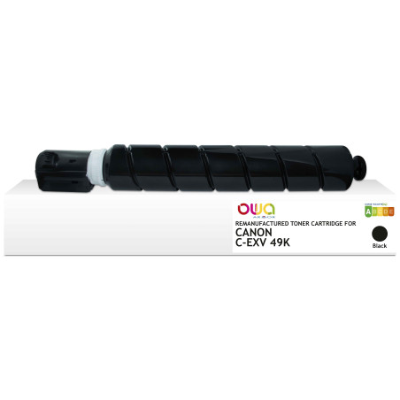 OWA Armor toner kompatibilný s Canon C-EXV49K, 36000st, čierna/black