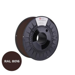 Tlačová struna (filament) C-TECH PREMIUM LINE, PETG, mahagónová hnedá, RAL8016, 1,75mm, 1kg