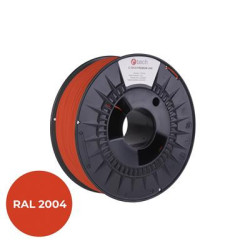 Tlačová struna (filament) C-TECH PREMIUM LINE, PETG, oranžová pravá, RAL2004, 1,75 mm, 1kg