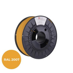 Tlačová struna (filament) C-TECH PREMIUM LINE, PLA, luminiscenčná svetlá oranžová, RAL2007, 1,75mm,