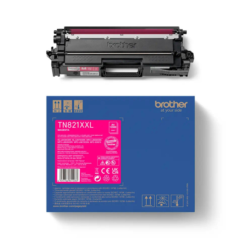 Brother TN-821XXLM, toner magenta, 12 000 str.
