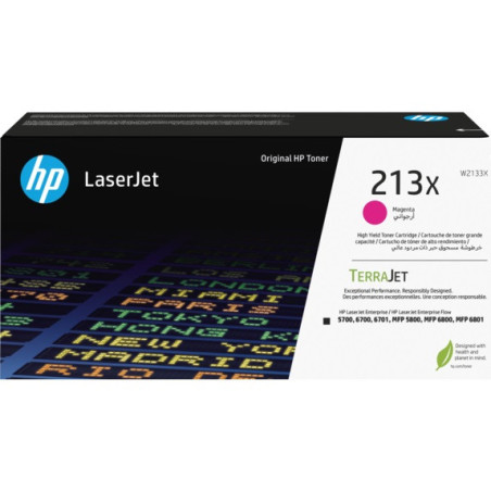 HP W2133X, magenta toner. kazeta HP LaserJet 213X