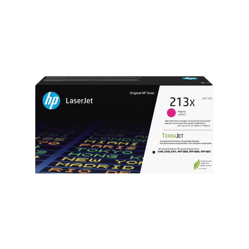 HP W2133X, magenta toner. kazeta HP LaserJet 213X