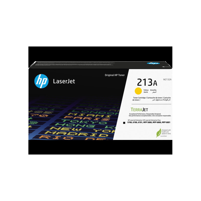 HP W2132A, žltý toner. kazeta HP LaserJet 213A