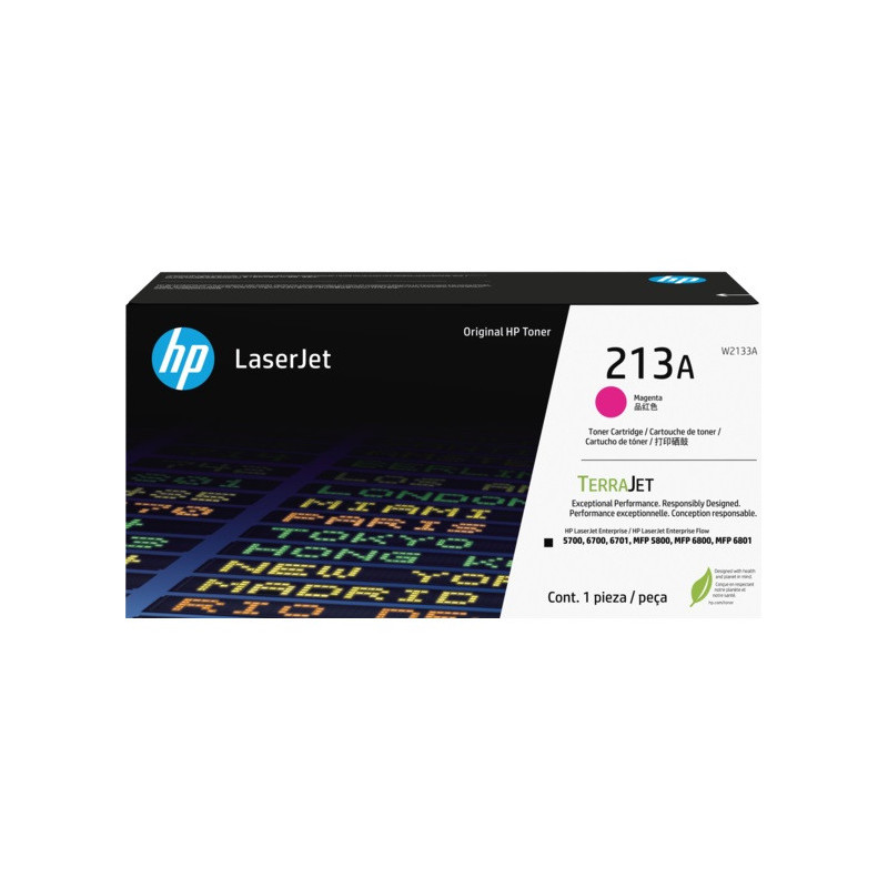 HP W2133A, magenta toner. kazeta HP LaserJet 213A