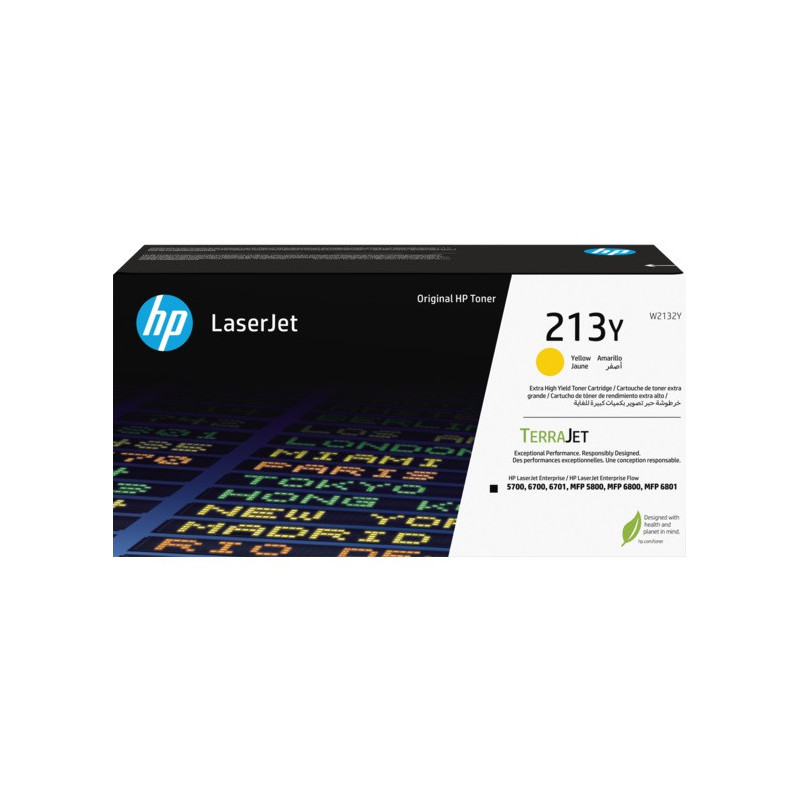 HP W2132Y, žltý toner. kazeta HP LaserJet 213Y