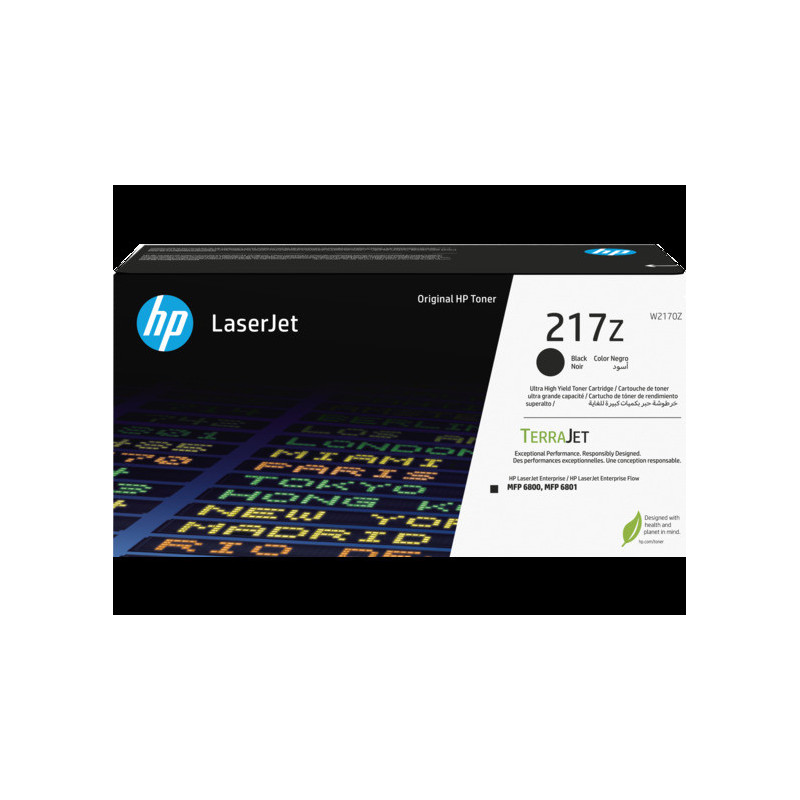 HP W2170Z, čierny toner. kazeta HP LaserJet 217Z