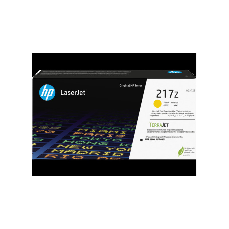HP W2172Z, žltý toner. kazeta HP LaserJet 217Z