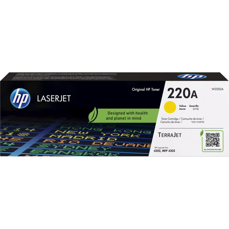 HP W2202A, žltý toner. kazeta HP LaserJet 220A