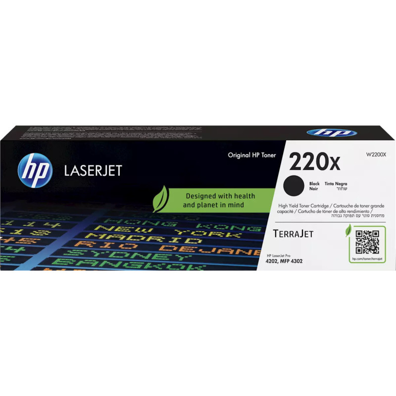 HP W2200X, čierny toner. kazeta HP LaserJet 220X