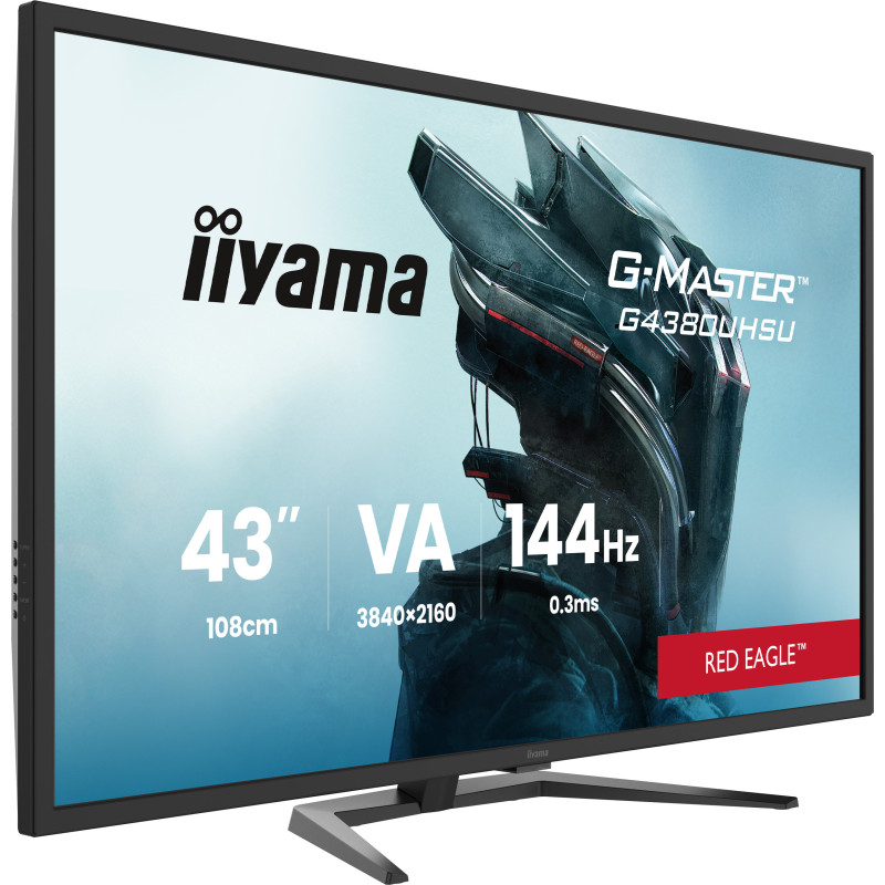 iiyama G-Master/G4380UHSU-B2/42,5"/VA/4K UHD/144Hz/0,3ms/Čierna/3R