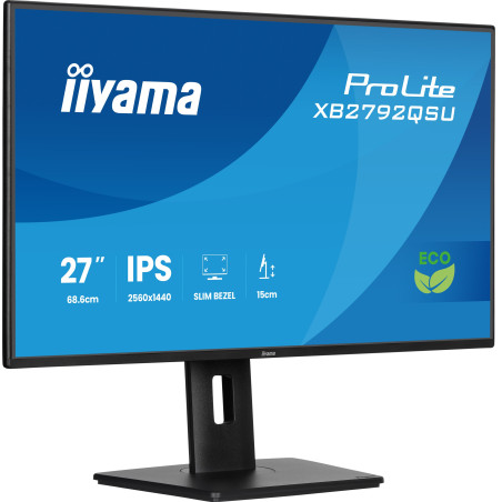 iiyama ProLite/XB2792QSU-B1/27"/IPS/QHD/120Hz/3ms/Čierna/3R
