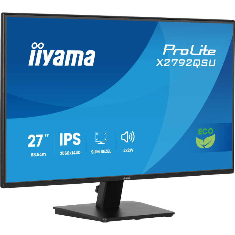 iiyama ProLite/X2792QSU-B1/27"/IPS/QHD/120Hz/3ms/Čierna/3R